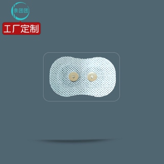 【单片】葫芦形打鼾双扣贴 无纺布电极片