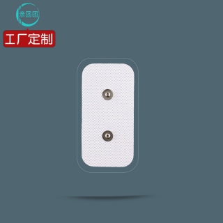 【单片】5*10cm 双扣 不分正负极 无纺布电极片